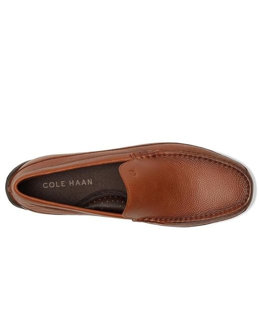 Cole Haan Brown Hill Grand Venetian Driving Loafers Slip On Shoes British Tan/Java/ 11 D for men