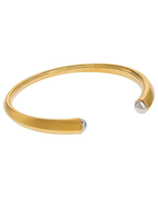Kate Spade White Sculpted Spade Cuff Bracelet, Brass/Cubic Zirconia/Precious