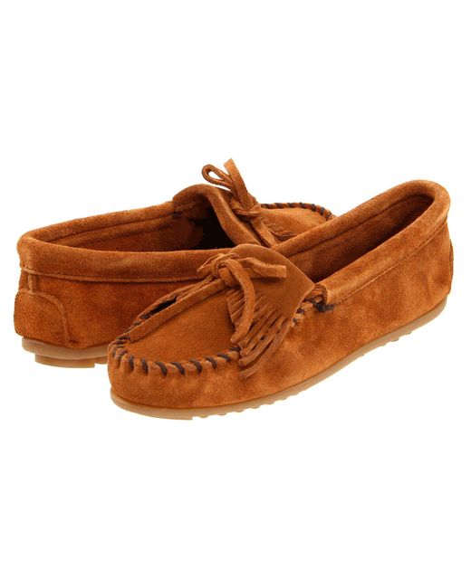 minnetonka kilty suede moc