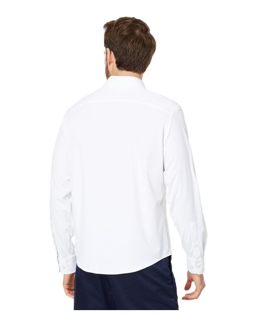 UNTUCKit White Wrinkle Free Performance Gironde Shirt for men