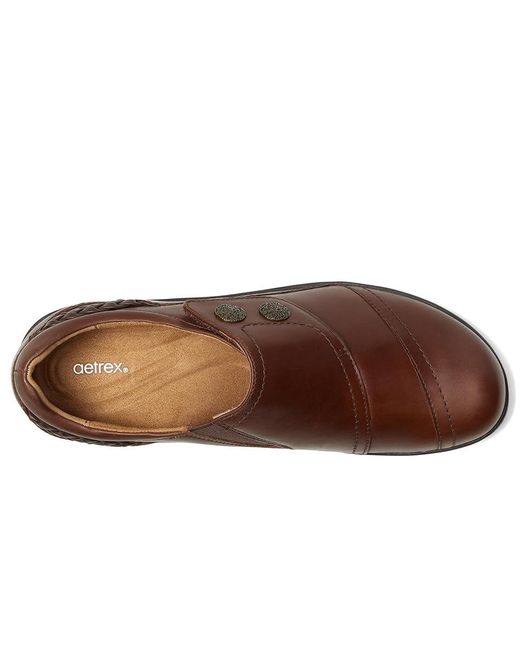 Aetrex Brown Karina Shoes Eu 36 (Us 6-6.5) M (B) Leather