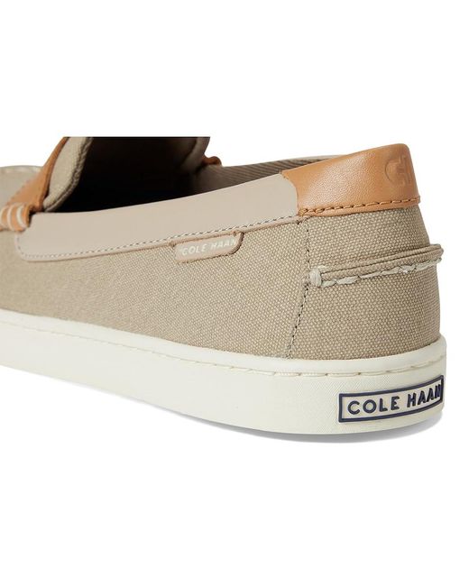 Cole Haan Black Nantucket Penny Txt Lace-Up Boots Light Sesame/Biscuit/Ivory 8 D for men