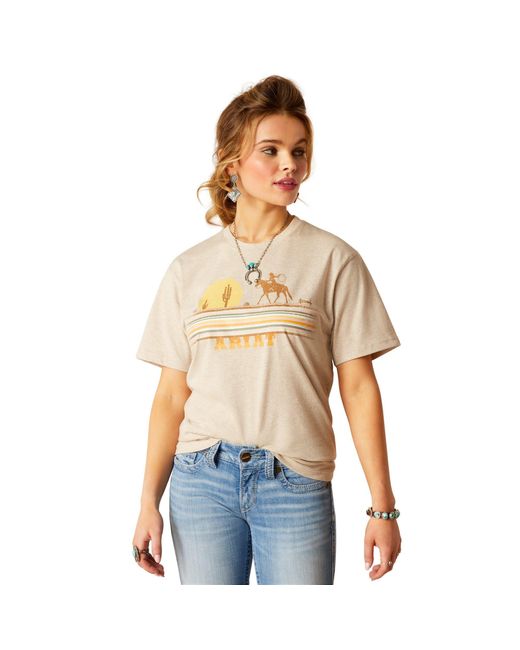 Ariat White Cowgirl Desert T-shirt