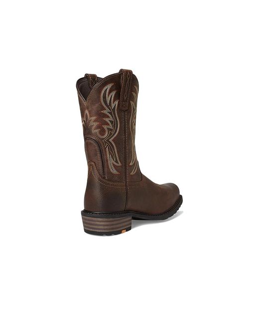 Ariat Brown Ironside Square Toe Steel Toe Work Boots Cowboy Boots 10.5 D for men