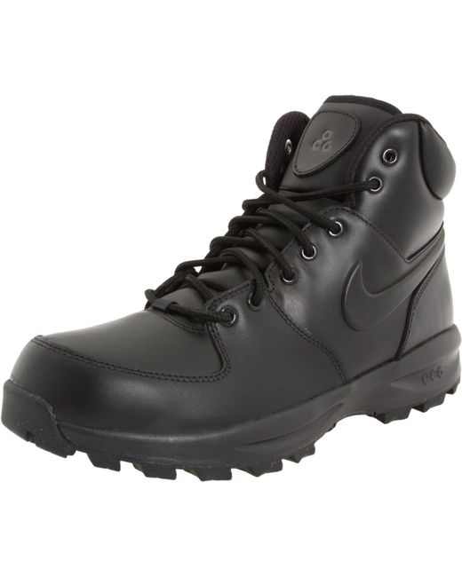 Nike Men's Manoa Leather Boots From Finish Line in Black for Men - Save ...