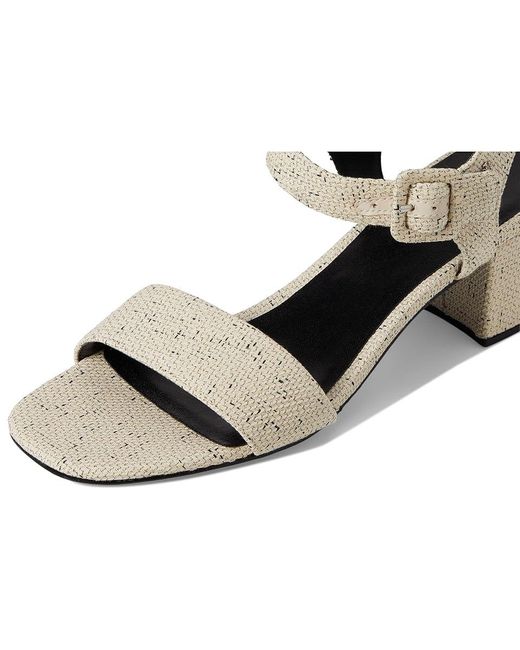 Tory Burch Black Double T City Sandals 55Mm Wedge Shoes, Textile