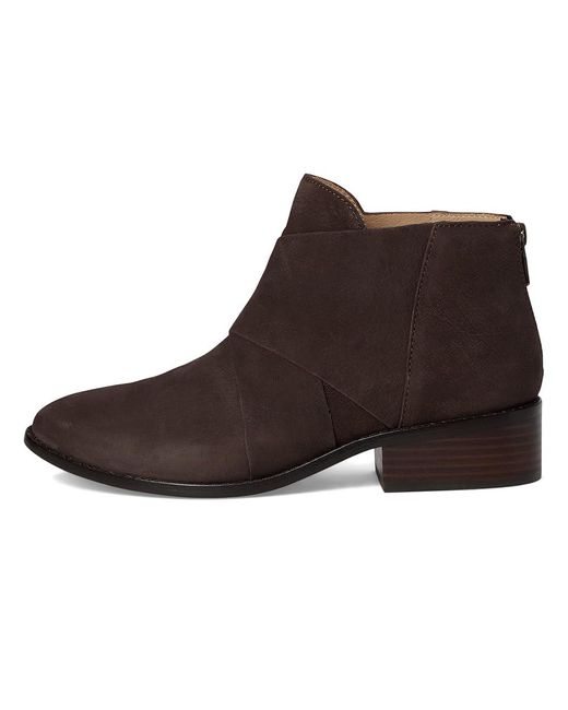 Eileen Fisher Black Span Bootie Boots, Leather