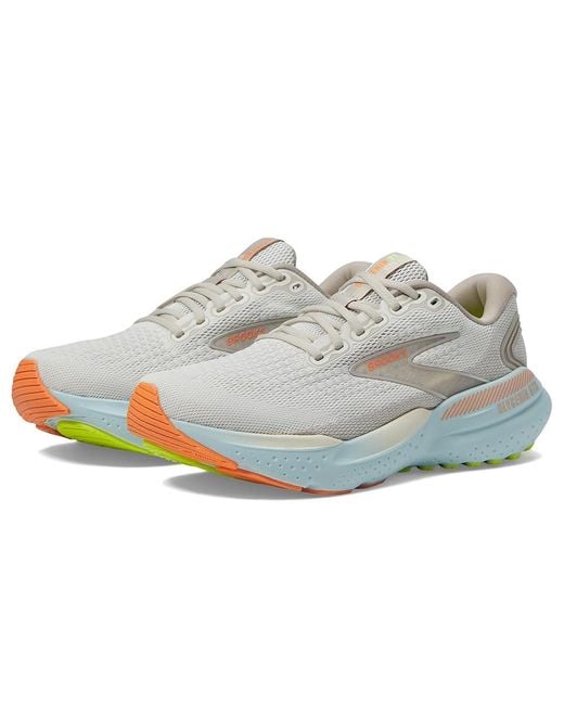 Brooks Glycerin Gts 21 Coconut Aqua Autumn Sunset Shoes in Gray Lyst
