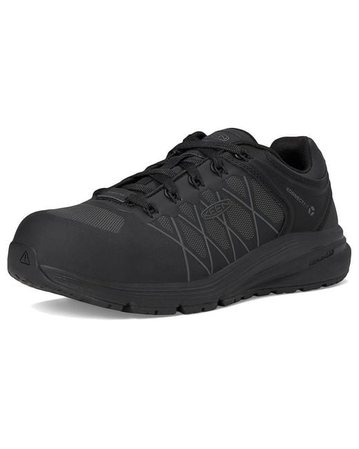 Keen Black Vista Energy Xt Work Sneaker Internal Met Guard (Carbon Toe) Industrial Shoes/Magnet 7.5 D for men