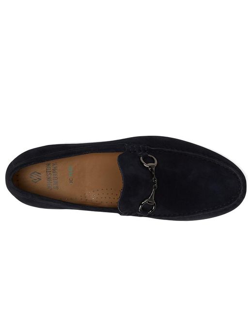 Johnston & Murphy Blue Harrison Bit Lace-Up Boots 8.5 M (D) Leather for men