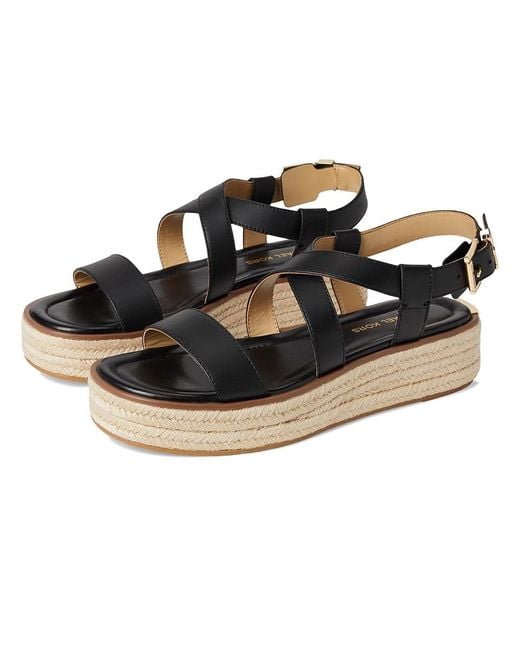 MICHAEL Michael Kors Black Lynn Espadrille Sandal Sandals, Synthetic