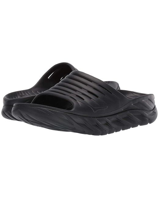Hoka One One Black Ora Recovery Slide 2 Shoes/ 11 D for men
