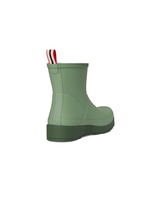 Hunter Green Play Short Boot Rain Boots 1, Rubber