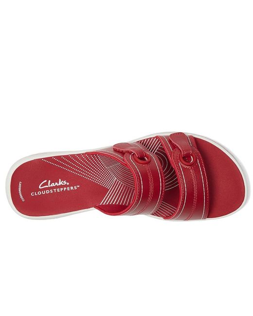 Clarks Red Breeze Maye Sandals 7 B