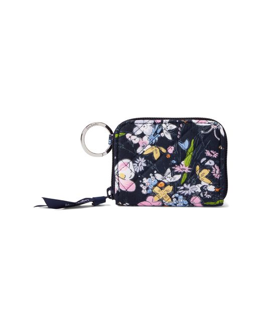 Vera Bradley Cotton Petite Ziparound Wallet With Rfid Protection in