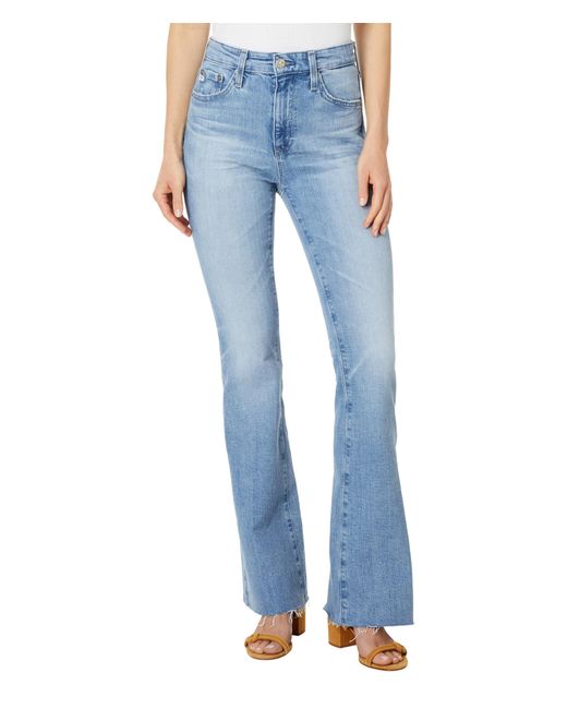 AG Jeans Farrah High Rise Bootcut Jeans in Blue | Lyst