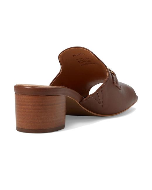 Johnston & Murphy Brown Edith Bit Slide Slippers, Leather