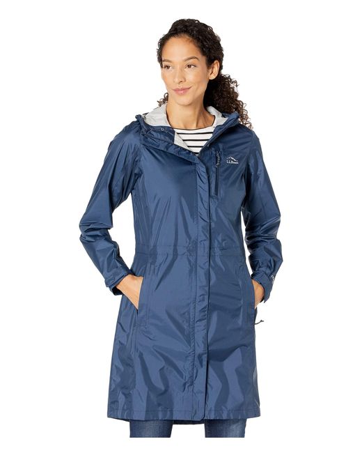 L.L. Bean Blue Trail Model Raincoat