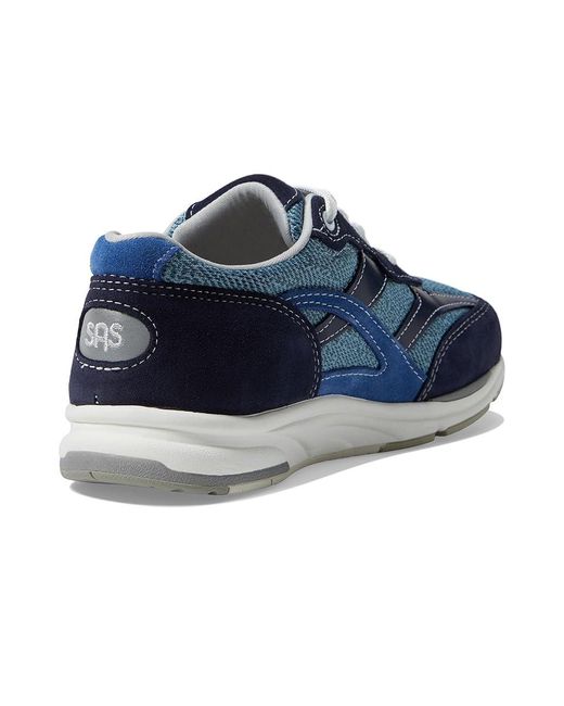SAS Blue Tour Mesh Lt Comfort Walking Sneaker (Marine) Shoes