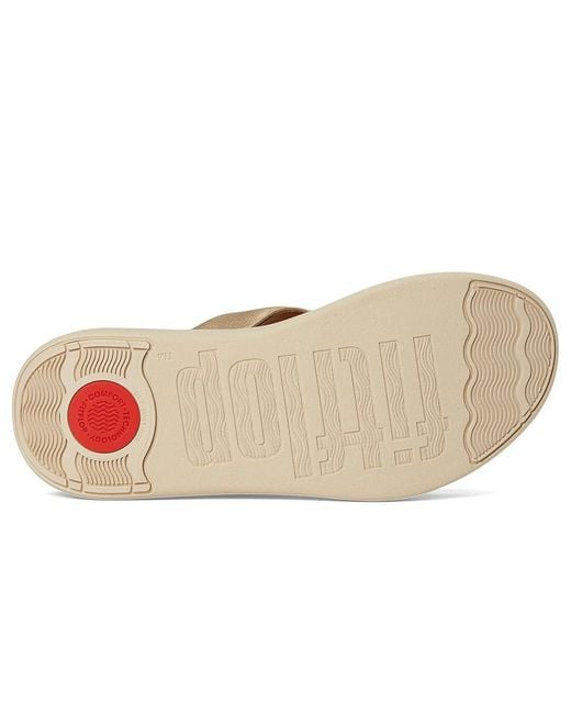 Fitflop Multicolor F-Mode Go Adjustable Flatform Toe-Post Sandals Wedge Shoes 10 M (B) Faux Leather