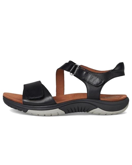 Cobb Hill Black Fiah Sandals 8 B
