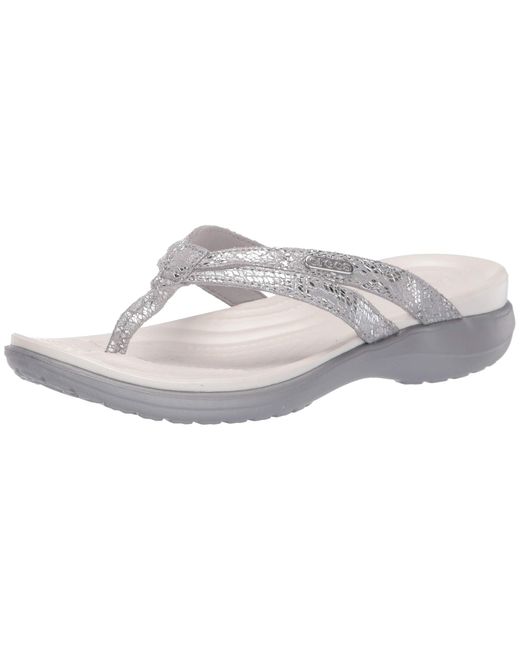 crocs capri strappy flip