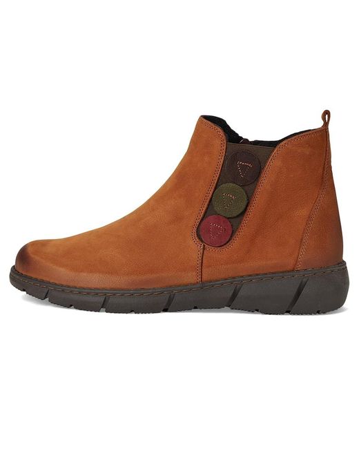 Spring Step Brown Katana Boots, Leather/Rubber/Textile