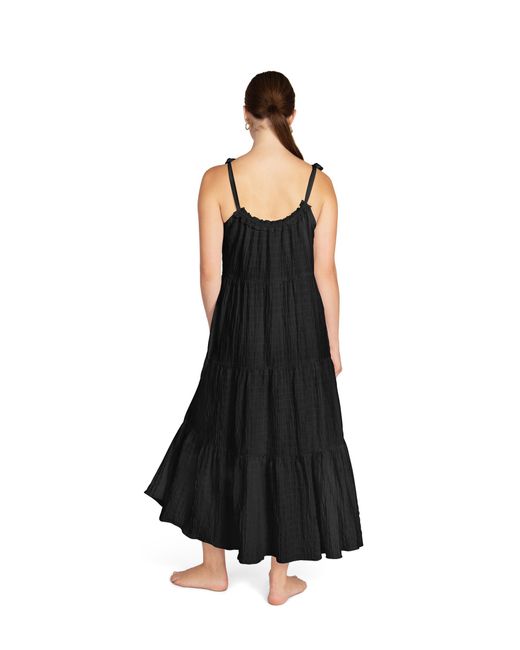 Robin Piccone Black Fiona Long Line Dress