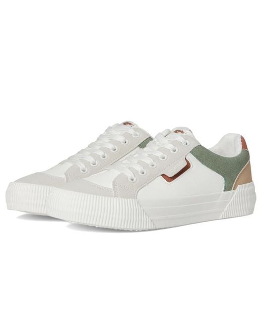 Rocket Dog White Cheery Blocked Shoes/ Faux Leather