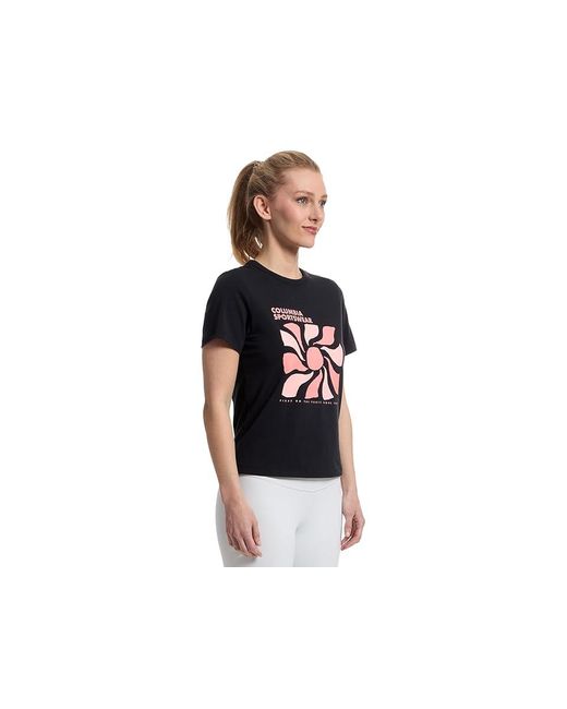 Columbia Black Sun Trektm Graphic Short Sleeve Iii Clothing/Wavy Rays, Cotton/Elastane/Lycra