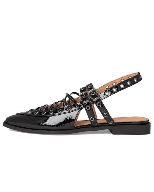 Steve Madden Black Galanti Dress Flat Shoes, Synthetic