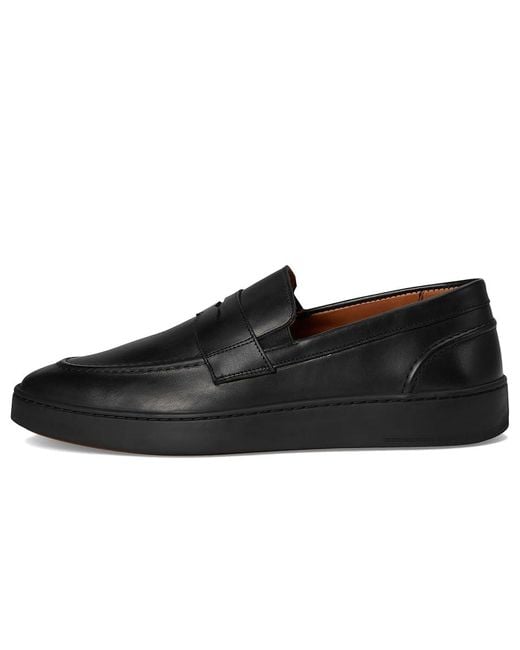 Allen Edmonds Black Randolph 2.0 Slip-On Sneaker Shoes 12 D (M) Leather/Rubber for men