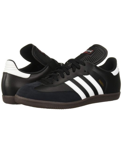 adidas Performance Samba Classic Indoor Soccer Shoe in Black,White (Black)  for Men - Save 64% - Lyst