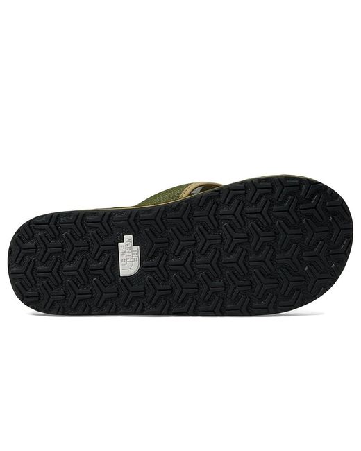 The North Face Green Base Camp Flip-Flop Ii (Forest/Forest) Shoes for men