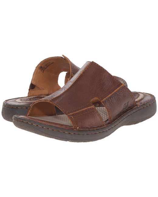 Born Brown Jared (cymbal Full Grain Leather) Men's Sandals for men