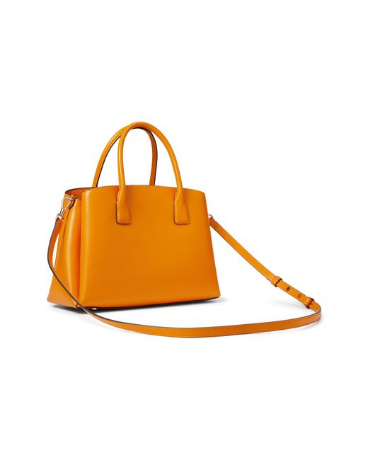 Kate Spade Orange Serena Saffiano Leather Satchel