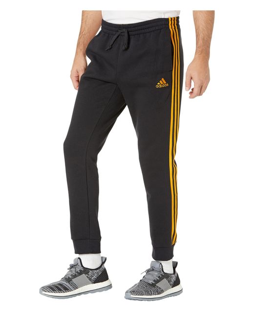essentials 3 stripes tapered cuffed joggers