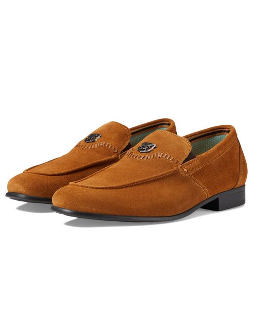 Stacy Adams Quincy Slipon Loafer in Brown for Men Lyst