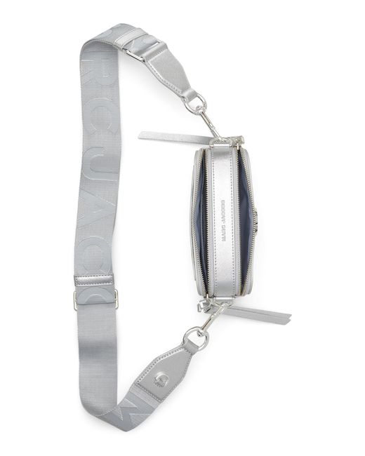 Marc Jacobs The Metallic Snapshot Dtm Bag in Gray Lyst