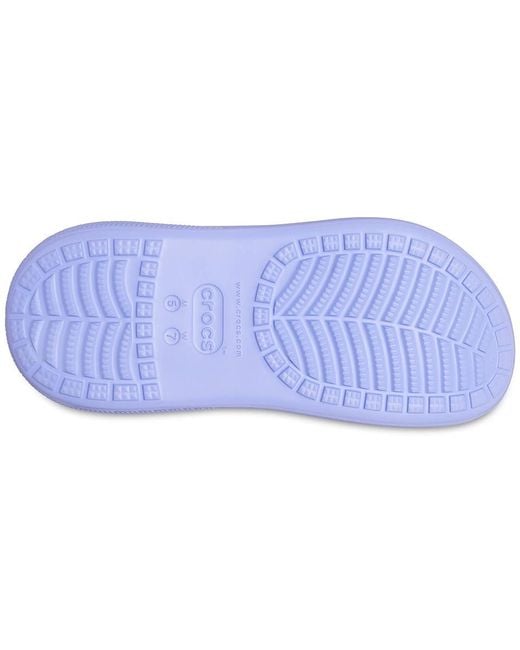 CROCSTM Blue Classic Crush Clog Shoes 7