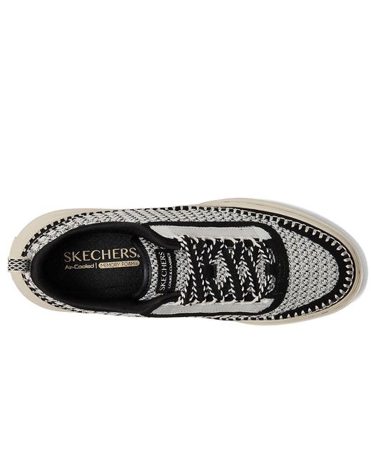 Skechers Black Cordova Saw-Day Shoes/Natural 10 B