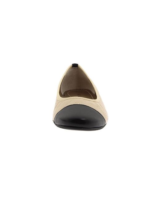 Vaneli Black Serene (Pudding Nappa/ Nappa) Flat Shoes