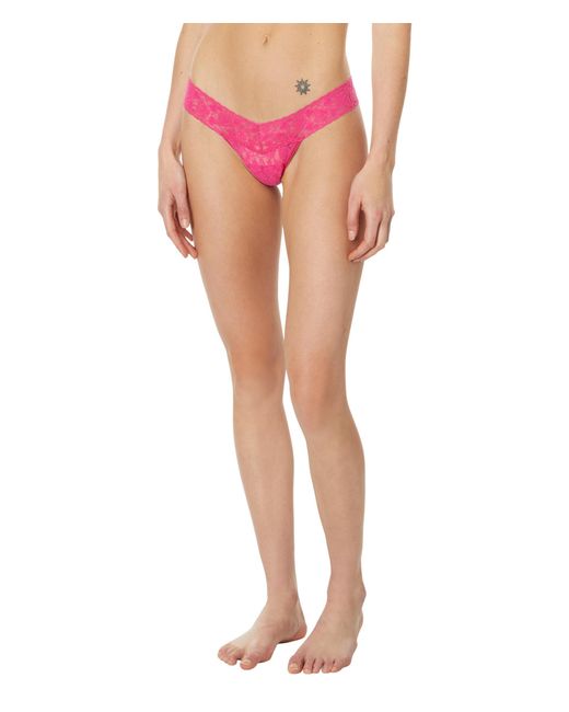Hanky Panky Pink Berry In Love Low Rise Thong