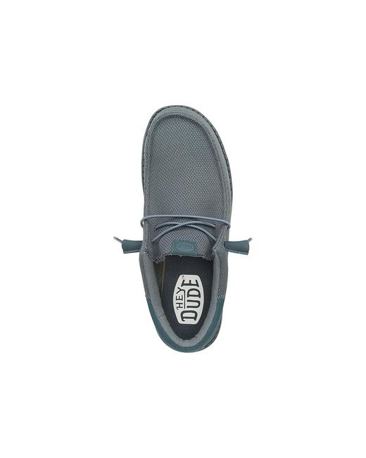 HeyDude Blue Wally Funk Mono Slip-On Casual Shoes Shoes Eu 41 (Us 8