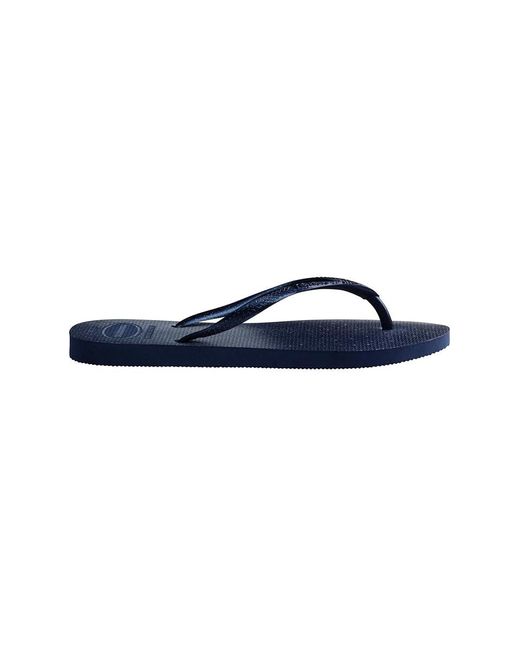 Havaianas Blue Slim Gloss Flip Flop Sandal (/) Shoes