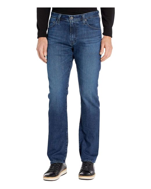 everett slim straight leg jeans ag