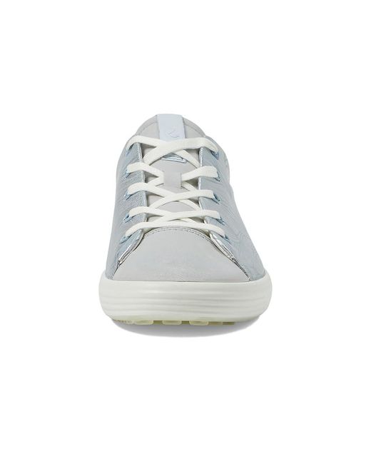 Ecco White Soft 7 Floral (Pure/Concrete) Shoes