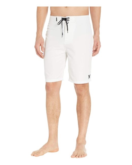 hurley white board shorts