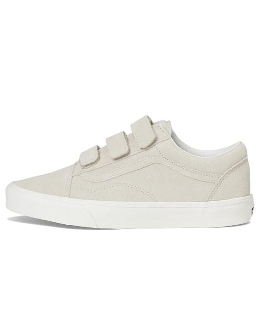 Vans White Old Skool V Skate Shoes 7.5