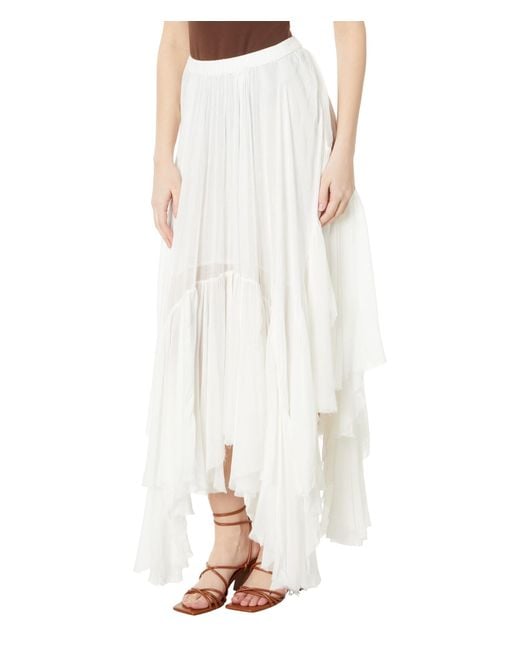 Free People White Clover Skirt